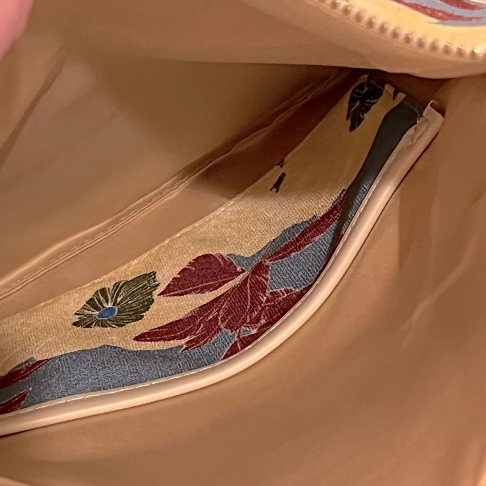 Rachel‎ Pally Fold-Over Floral Clutch Purse Bag Shop New with Duster